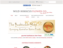 Tablet Screenshot of bushtuckershop.com